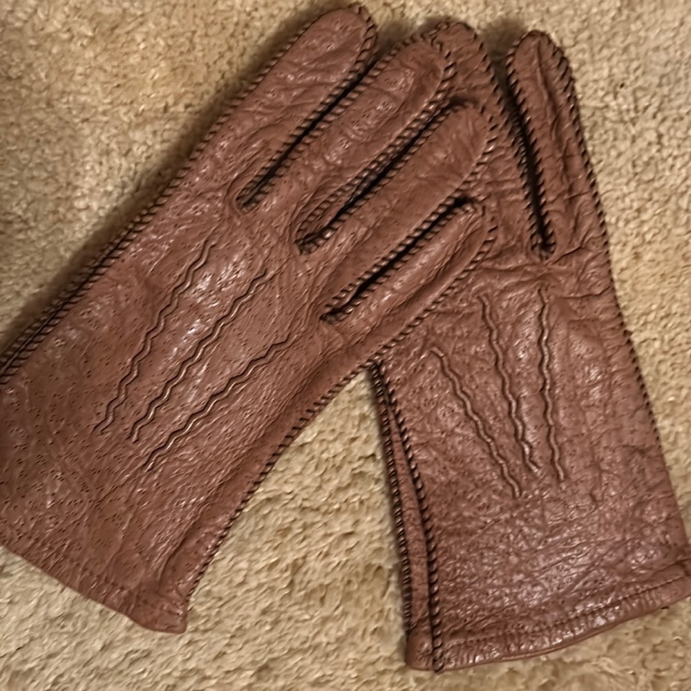 Daniel Hayes  Leather Gloves Sz M*